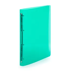 Binder PP A4 4 Cr. Linien grün